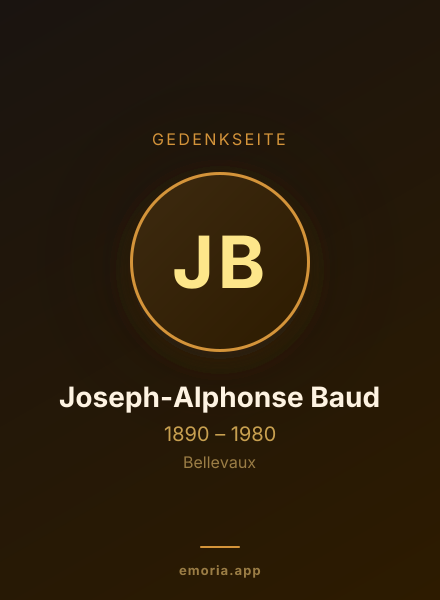 Gedenkportrait von Joseph-Alphonse Baud
