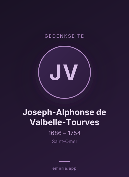 Gedenkportrait von Joseph-Alphonse de Valbelle-Tourves