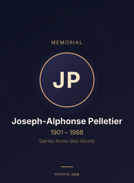 Memorial portrait of Joseph-Alphonse Pelletier