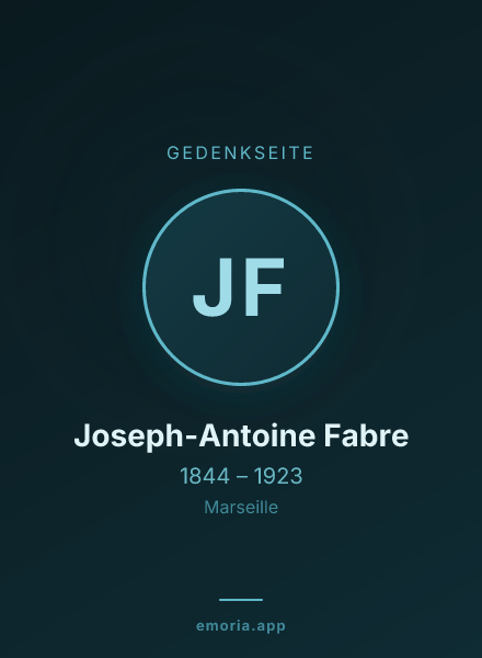 Gedenkportrait von Joseph-Antoine Fabre