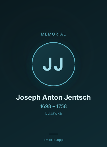 Memorial portrait of Joseph Anton Jentsch