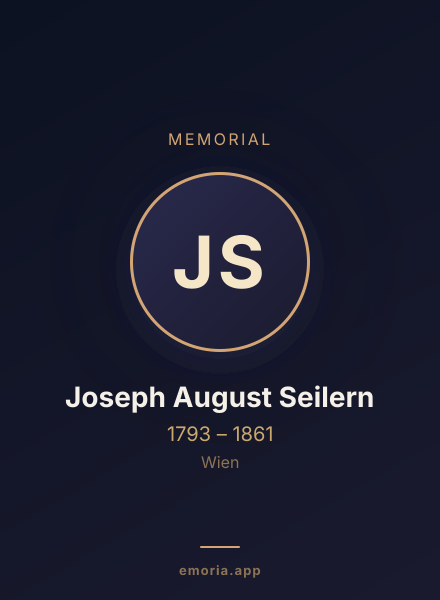 Memorial portrait of Joseph August Seilern
