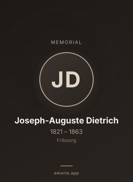 Memorial portrait of Joseph-Auguste Dietrich