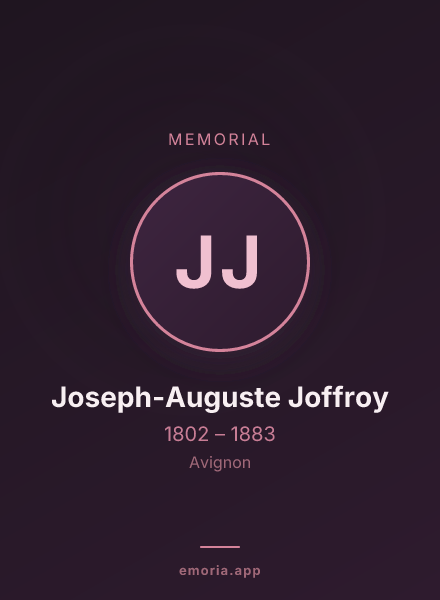Memorial portrait of Joseph-Auguste Joffroy