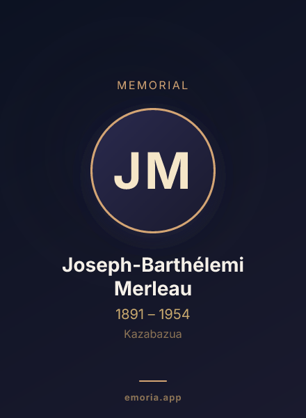 Memorial portrait of Joseph-Barthélemi Merleau