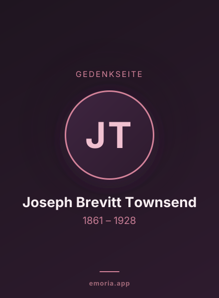 Gedenkportrait von Joseph Brevitt Townsend