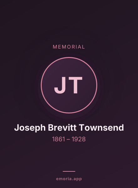 Memorial portrait of Joseph Brevitt Townsend
