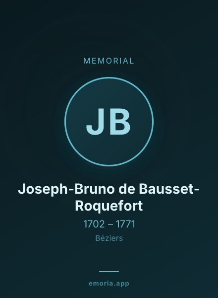 Memorial portrait of Joseph-Bruno de Bausset-Roquefort