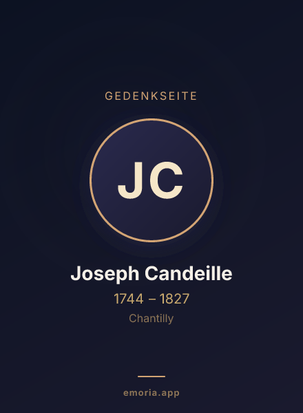 Gedenkportrait von Joseph Candeille