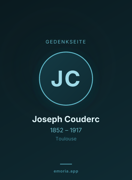 Gedenkportrait von Joseph Couderc