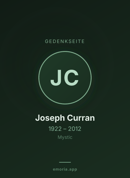 Gedenkportrait von Joseph Curran