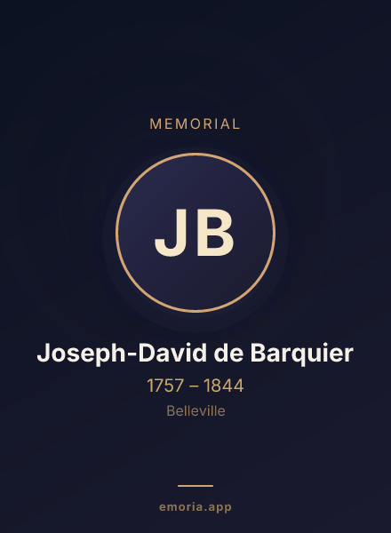 Memorial portrait of Joseph-David de Barquier