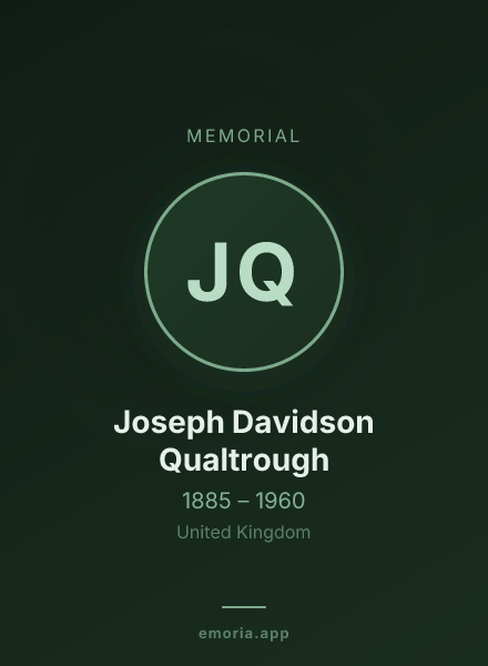 Memorial portrait of Joseph Davidson Qualtrough