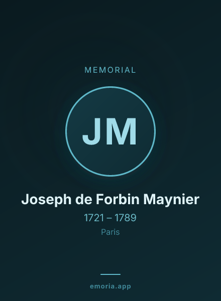 Memorial portrait of Joseph de Forbin Maynier