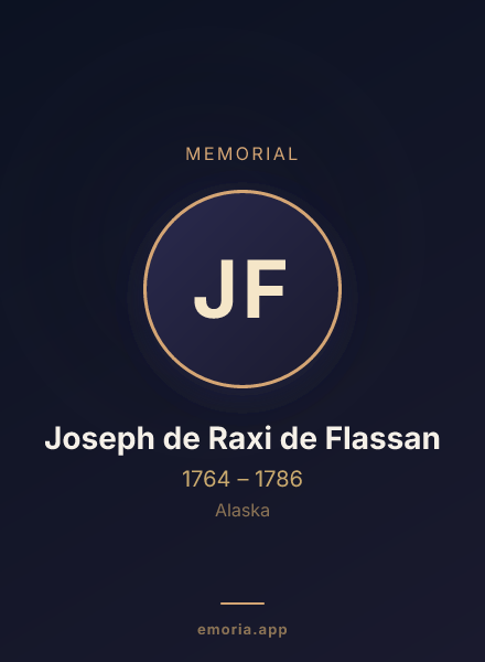 Memorial portrait of Joseph de Raxi de Flassan