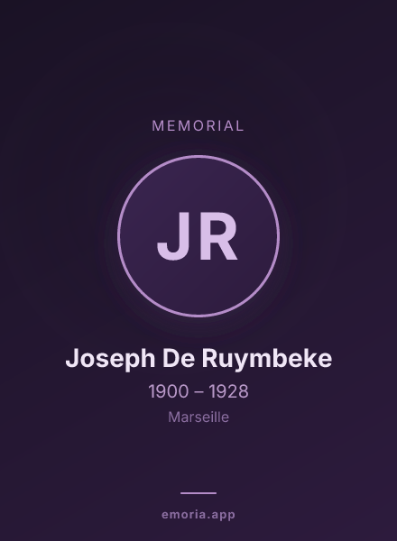 Memorial portrait of Joseph De Ruymbeke