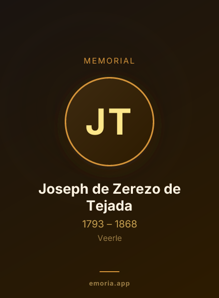 Memorial portrait of Joseph de Zerezo de Tejada