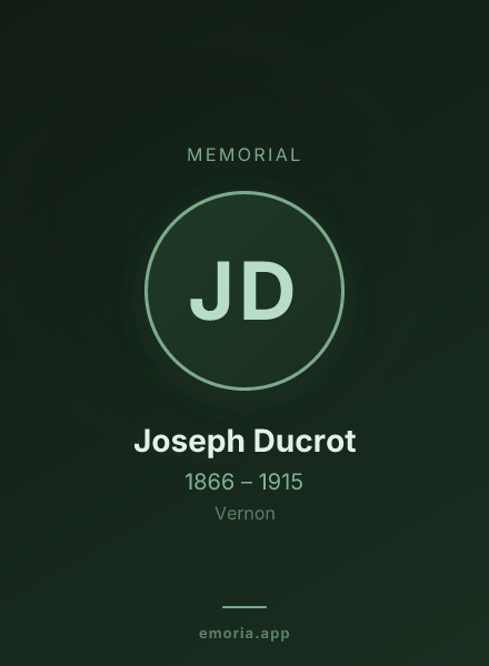 Memorial portrait of Joseph Ducrot
