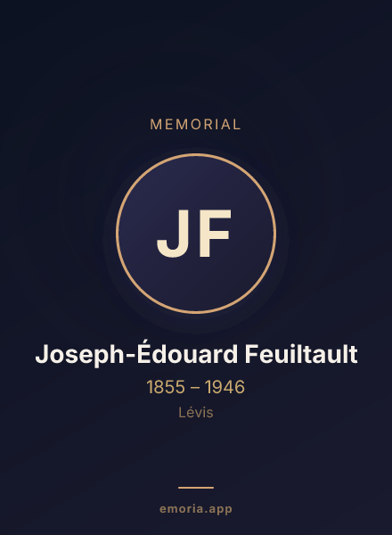 Memorial portrait of Joseph-Édouard Feuiltault
