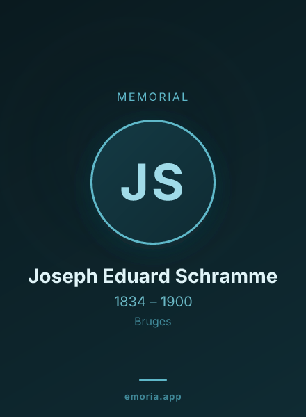 Memorial portrait of Joseph Eduard Schramme