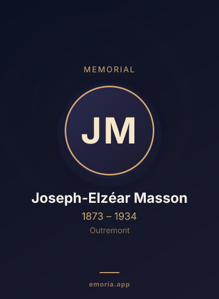 Memorial portrait of Joseph-Elzéar Masson