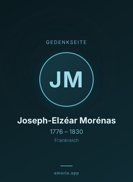 Gedenkportrait von Joseph-Elzéar Morénas