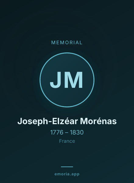 Memorial portrait of Joseph-Elzéar Morénas