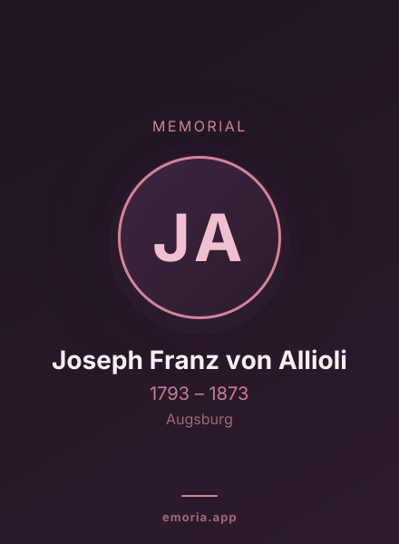 Memorial portrait of Joseph Franz von Allioli
