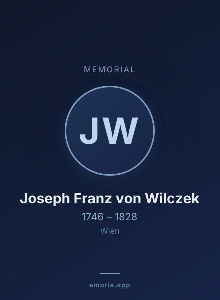 Memorial portrait of Joseph Franz von Wilczek