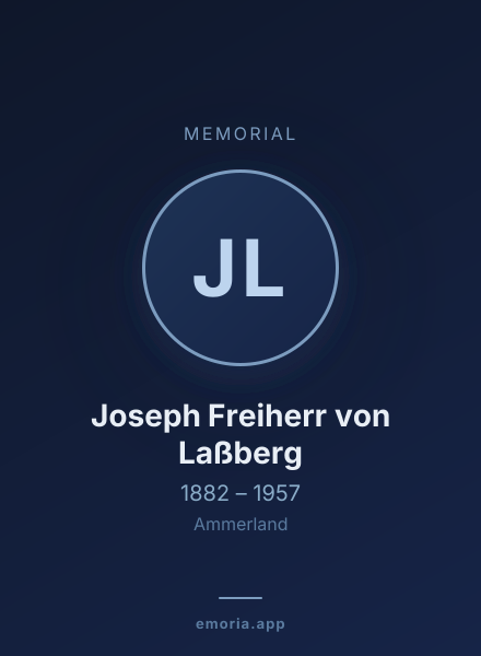 Memorial portrait of Joseph Freiherr von Laßberg
