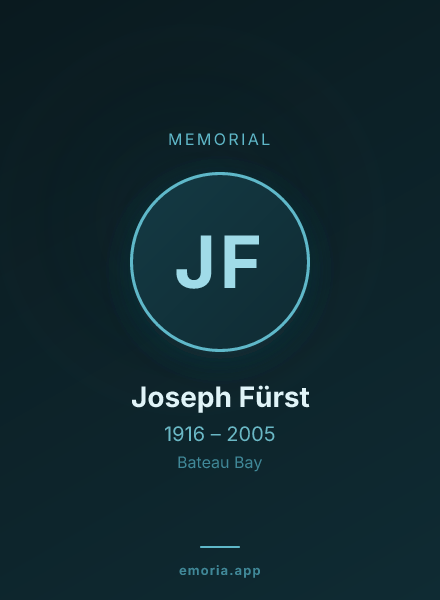 Memorial portrait of Joseph Fürst