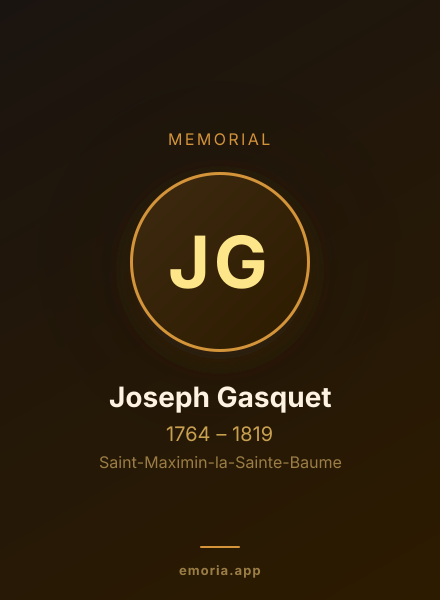 Memorial portrait of Joseph Gasquet