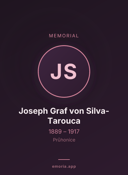 Memorial portrait of Joseph Graf von Silva-Tarouca
