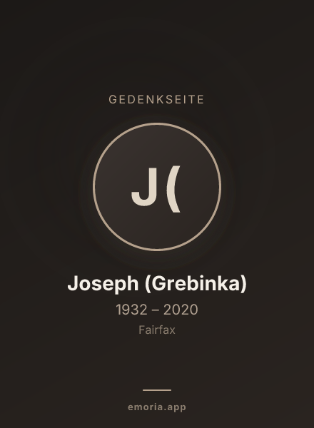 Gedenkportrait von Joseph (Grebinka)