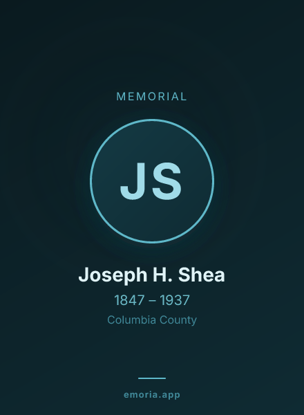 Memorial portrait of Joseph H. Shea