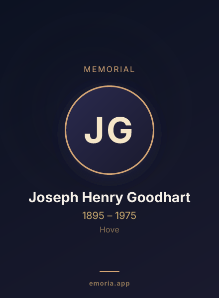Memorial portrait of Joseph Henry Goodhart