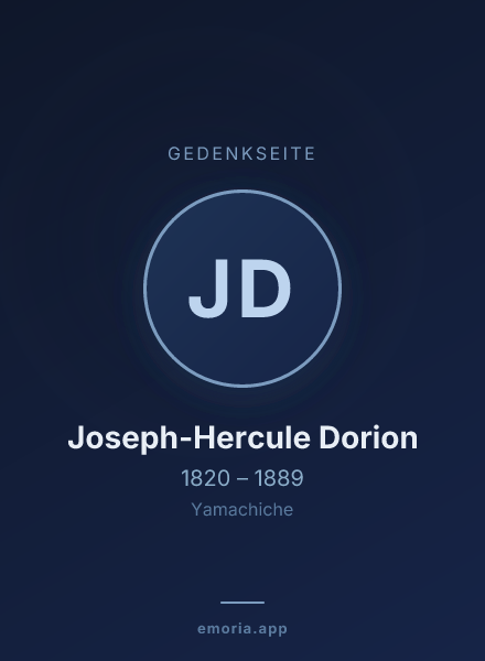 Gedenkportrait von Joseph-Hercule Dorion