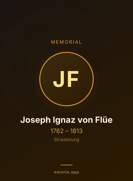 Memorial portrait of Joseph Ignaz von Flüe