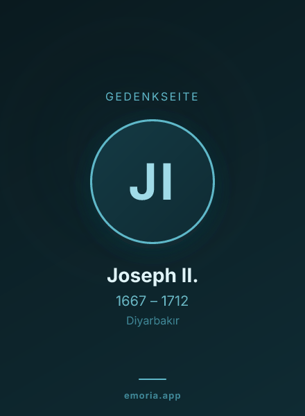 Gedenkportrait von Joseph II.
