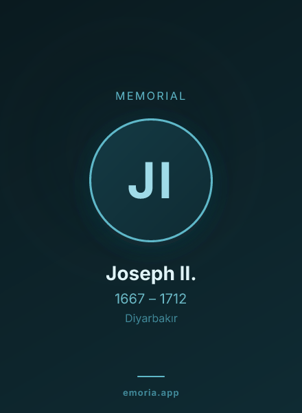 Memorial portrait of Joseph II.