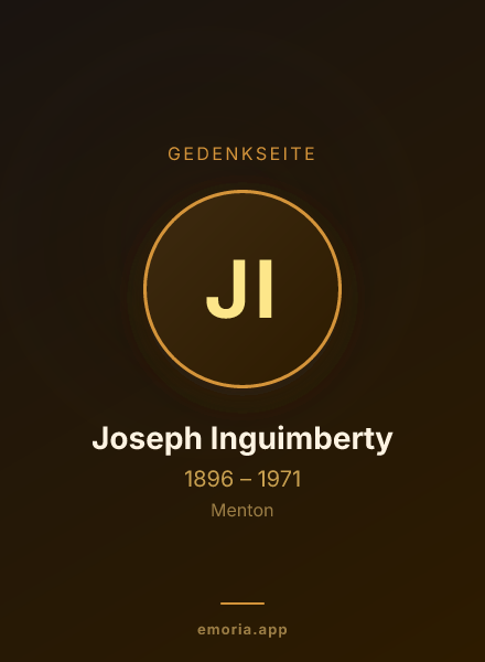 Gedenkportrait von Joseph Inguimberty