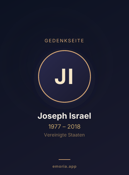 Gedenkportrait von Joseph Israel