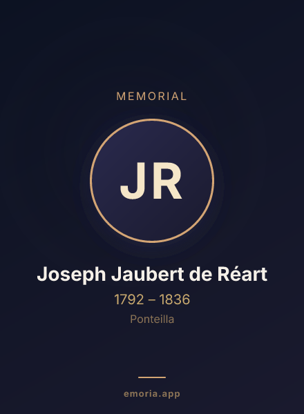 Memorial portrait of Joseph Jaubert de Réart
