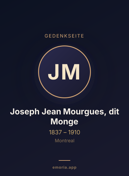 Gedenkportrait von Joseph Jean Mourgues, dit Monge