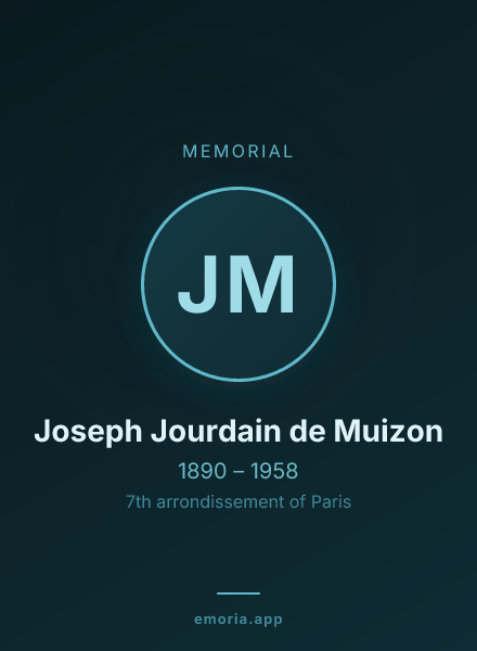 Memorial portrait of Joseph Jourdain de Muizon