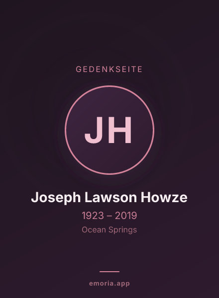 Gedenkportrait von Joseph Lawson Howze