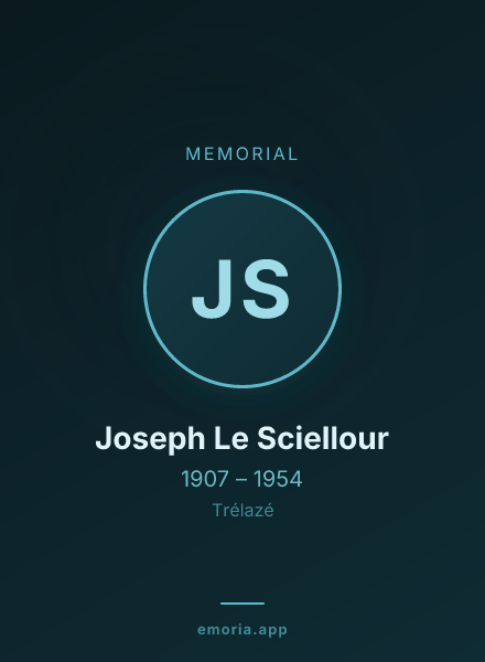 Memorial portrait of Joseph Le Sciellour