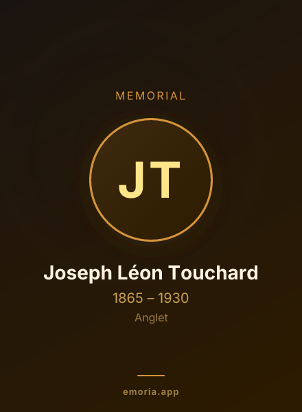 Memorial portrait of Joseph Léon Touchard