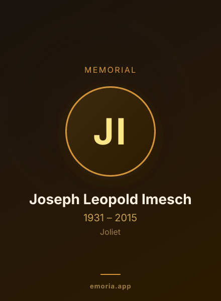 Memorial portrait of Joseph Leopold Imesch