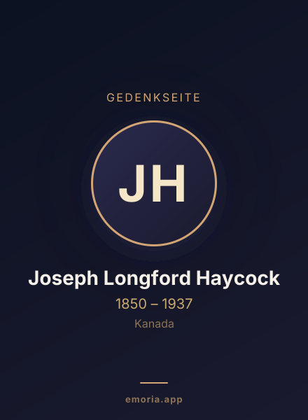 Gedenkportrait von Joseph Longford Haycock